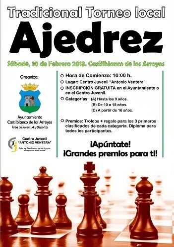Cartel Campeonato de Ajedrez 2018.1