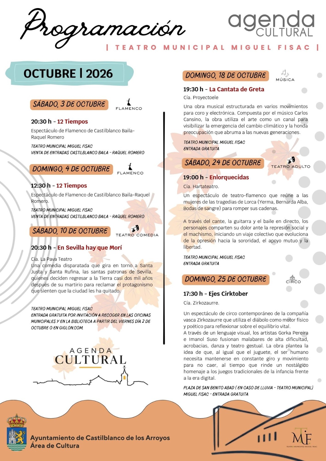 cartel programación octubre2026