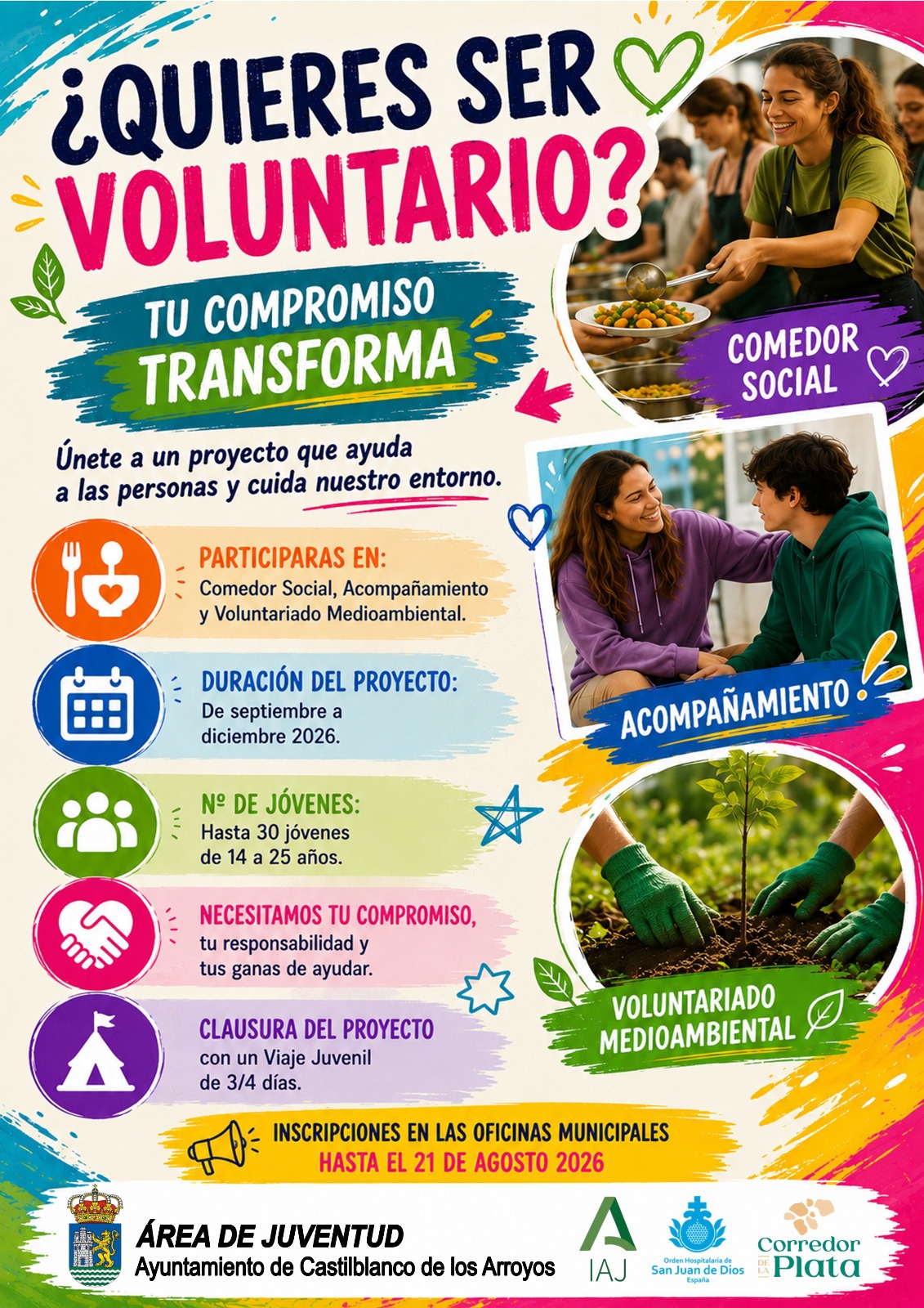 cartel voluntariado
