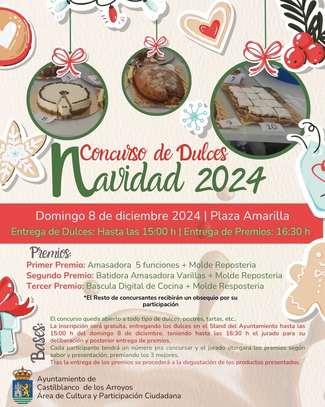 concurso dulces repostería