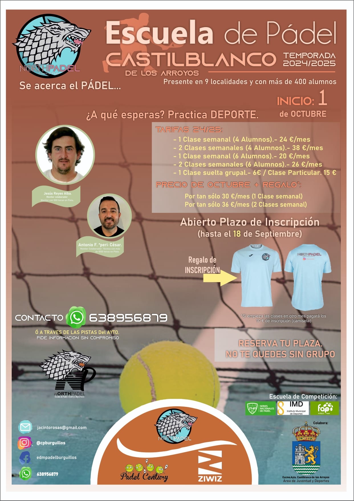 escuela padel 2024