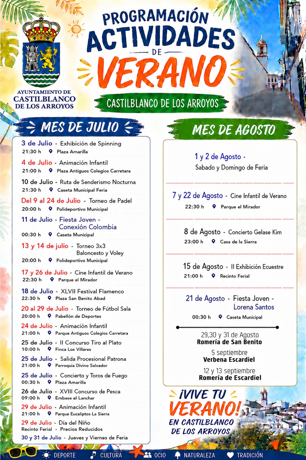 programación festiva