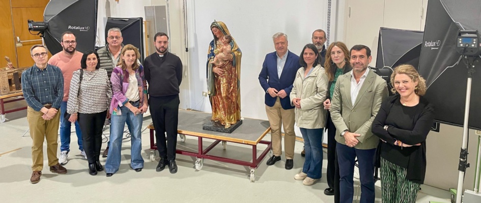 virgen de gracia. restauración. abril 2025